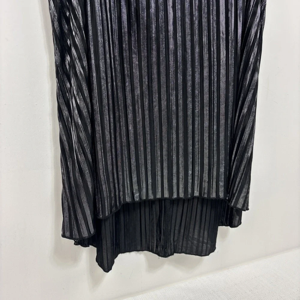 VTG Y2K Self Esteem Women's Tank Top Camisole Black Silver Party Goth Whimsigoth